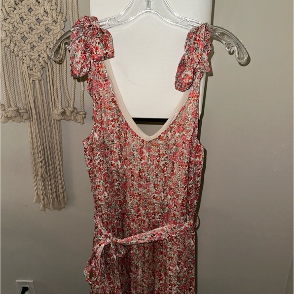 Lucy Paris Pink Floral Midi Dress Size M - Picture 4 of 6